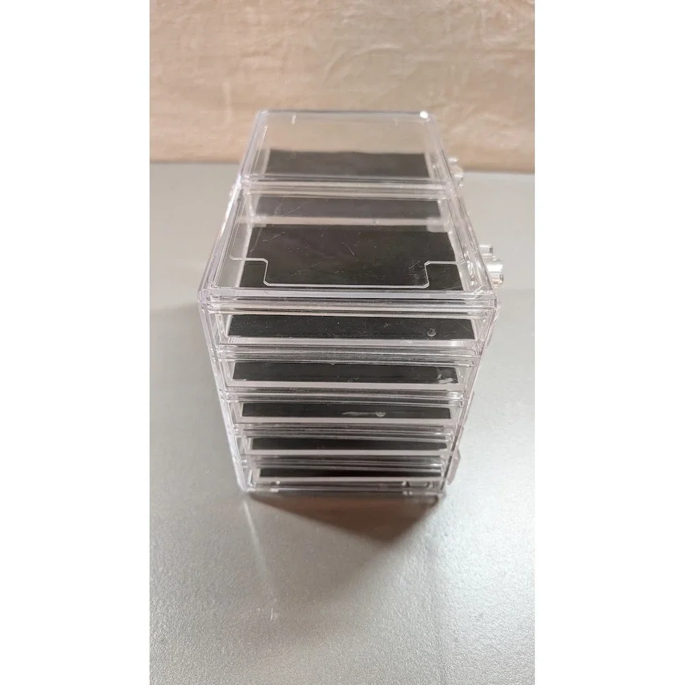 Premium Acrylic 6 Drawer Storage Box Organizer for Coins Currency Collectibles